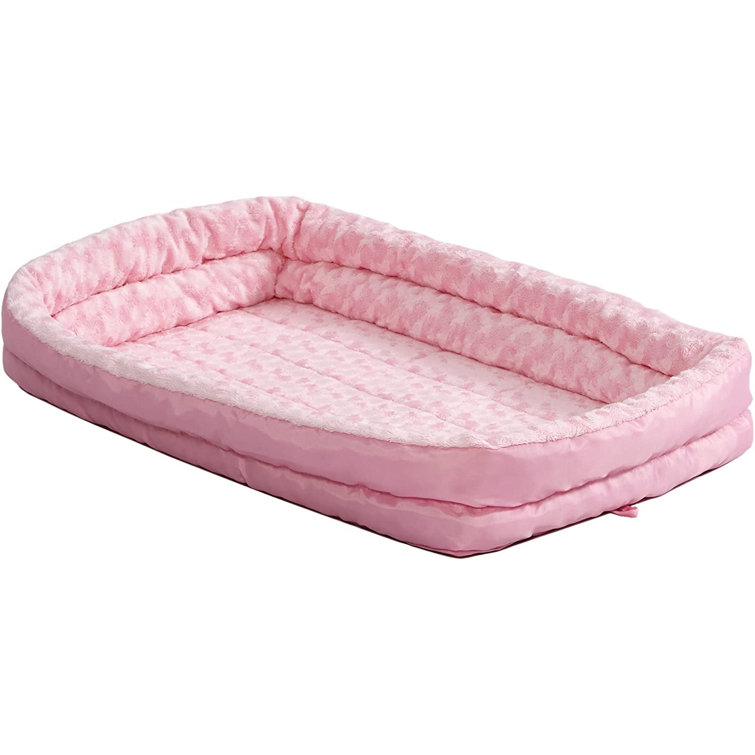 Double bolster dog bed sale